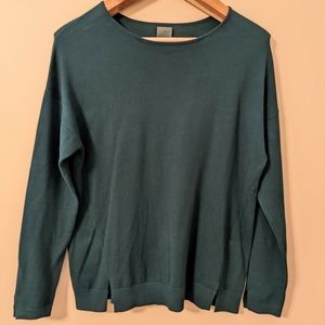 Zara Knitwear Forest Green Sweater Small